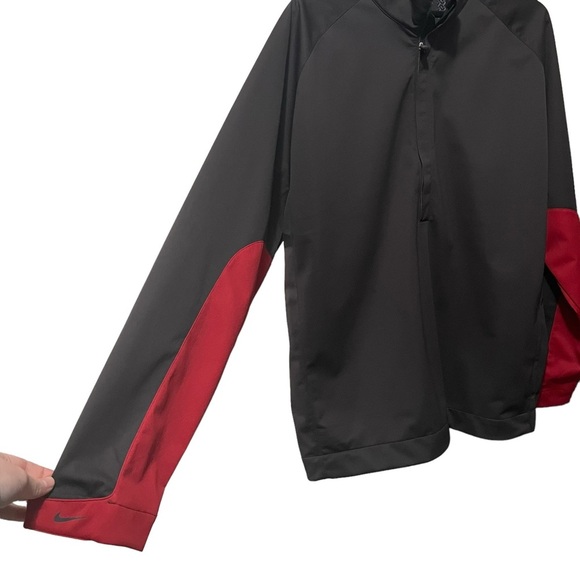 NIKE Golf Quarter Zip Golf Pullover Jacket with Pockets and back pocket Size XL - Picture 3 of 9